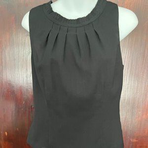 Adorable Black Sleeveless Blouse